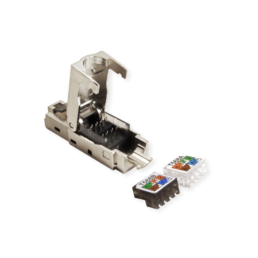 VALUE feldkonfektionierbarer RJ-45 Stecker Cat.6A (Class EA), STP