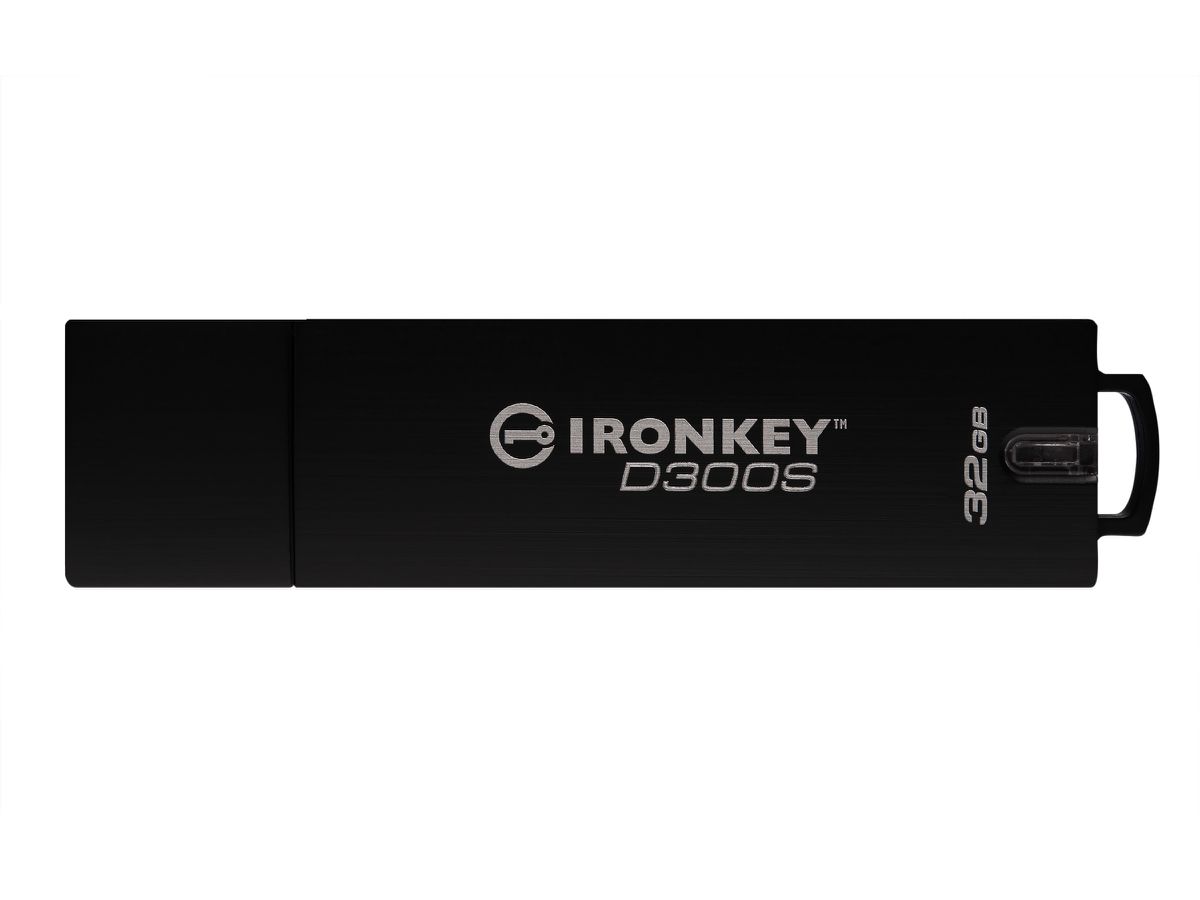 Kingston Technology IronKey 32GB D300S AES 256 XTS verschlüsselter USB-Stick