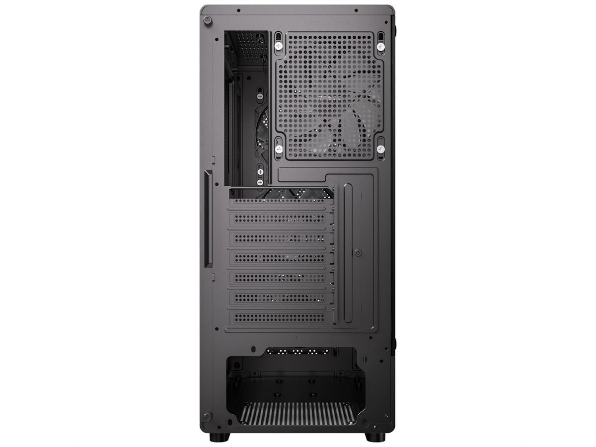 ANTEC VX-320 ARGB ATX, Micro-ATX, ITX Mid Tower Gaming PC Gehäuse, schwarz