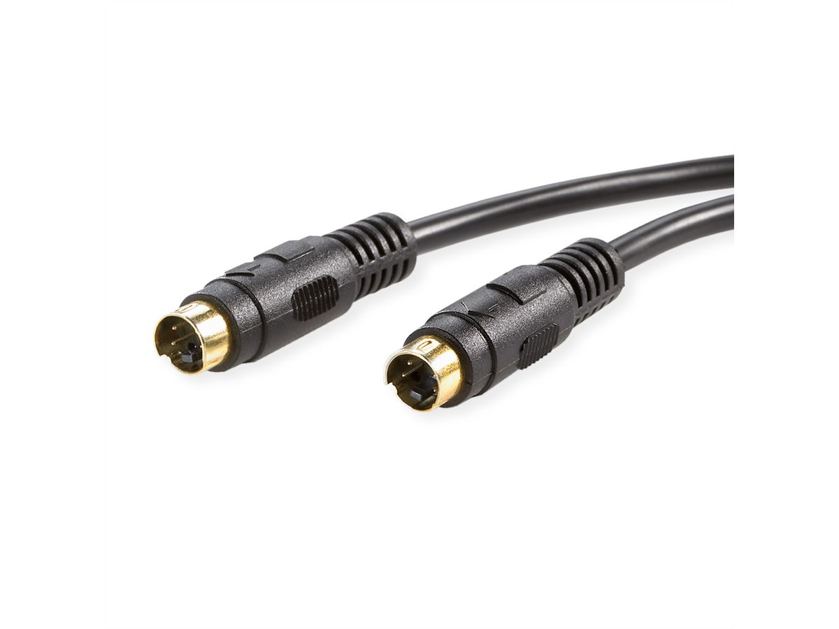 VALUE S-Video Kabel, schwarz, 3 m