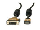 ROLINE GOLD Monitorkabel DVI (24+1) - HDMI, ST/ST, 5 m