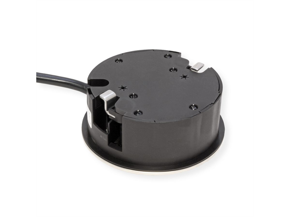 BACHMANN TWIST 2 2xUTE 2,0m AEH Edelstahl-Optik rund