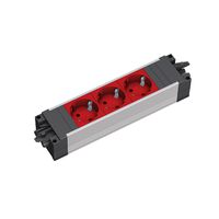 BACHMANN STEP ALU 3xCEE7/3 rot GST18