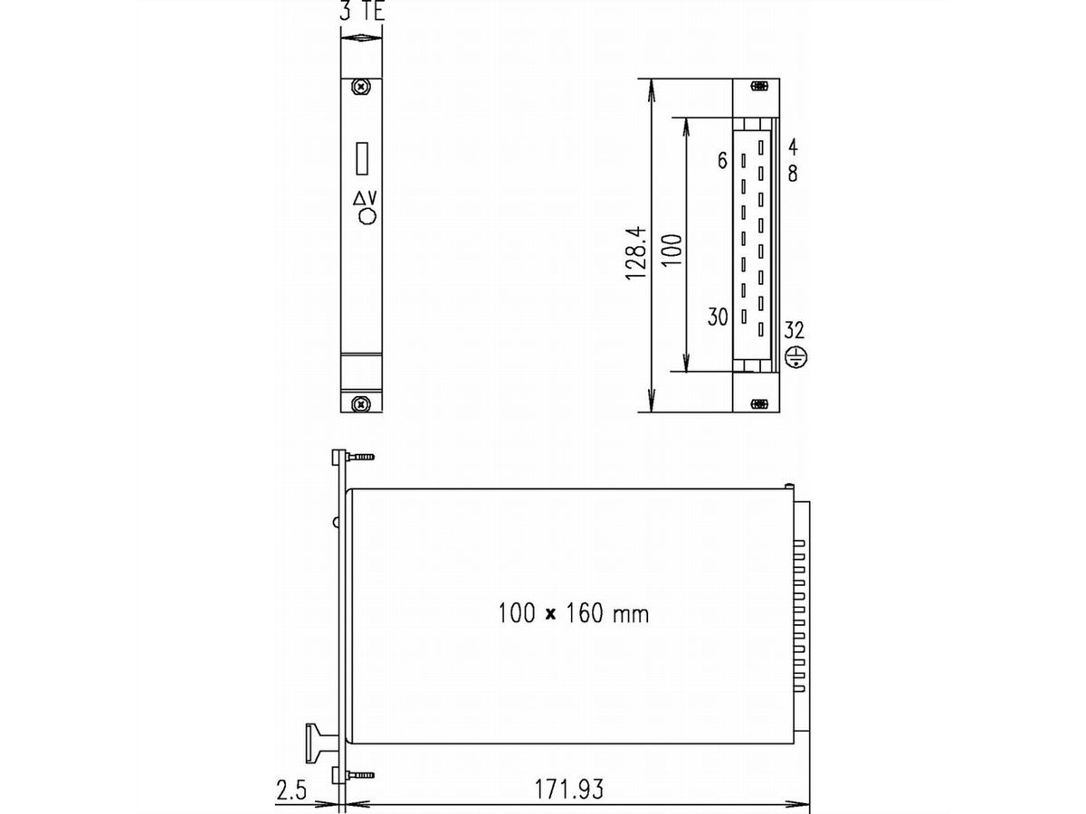 SCHROFF slimpower, 42 W, single - NETZGERAET SLE 124