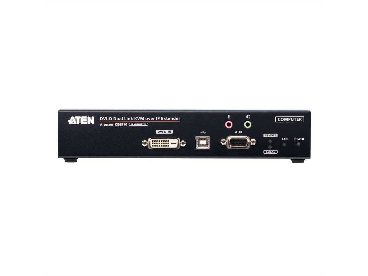 ATEN KE6910T DVI-D Dual Link KVM Over IP Extender Sender