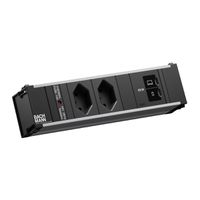 BACHMANN CONI S 2xCH 0° 1xUSB C/C 65W, L=0,2m