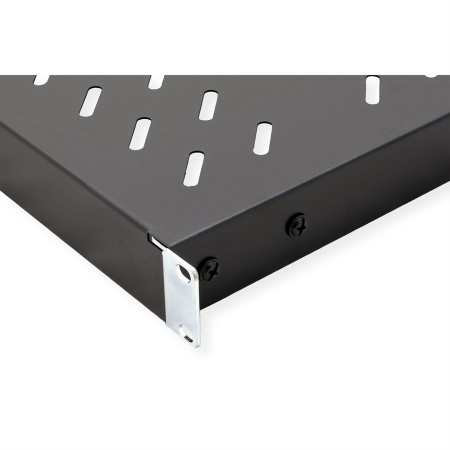VALUE 19-Zoll-Fachboden 1HE tiefenvariabel, 440 x 700 mm, 50kg Traglast