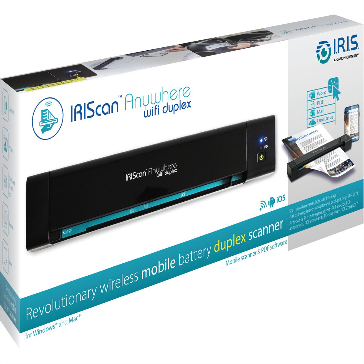 I.R.I.S IRIScan Anywhere 6 Wifi - Scanner - Garantie 3 ans LDLC