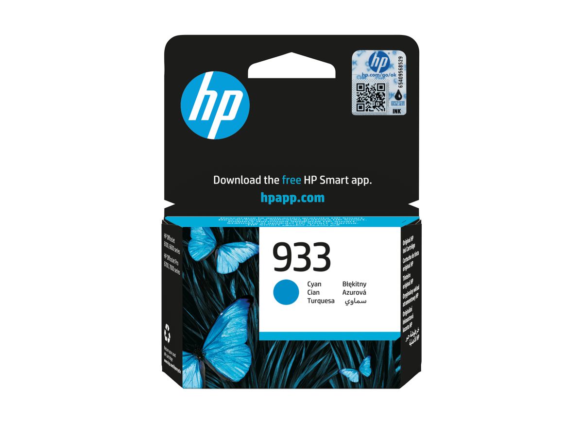 HP 933 Cyan Original Druckerpatrone