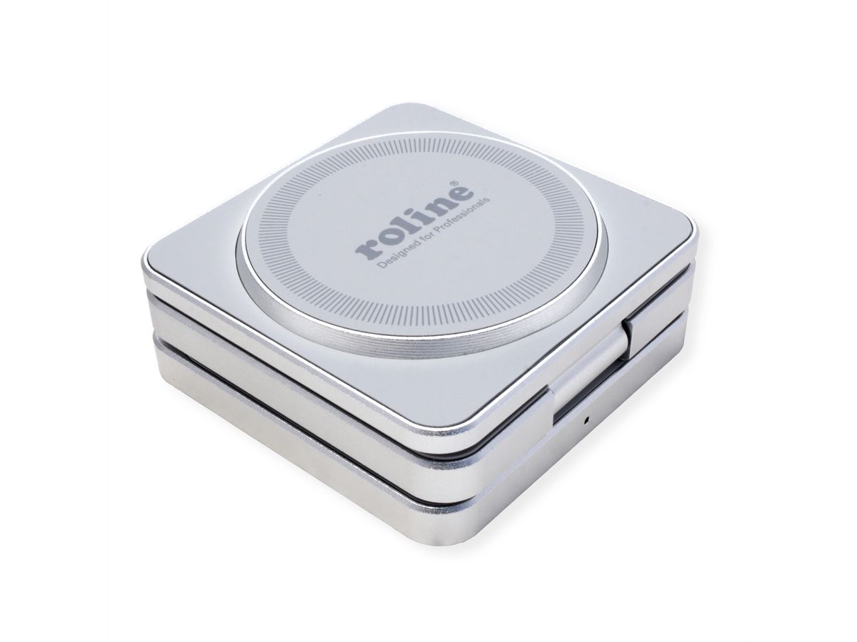 ROLINE 3-in-1 Induktions-Ladestation, faltbar, für Apple