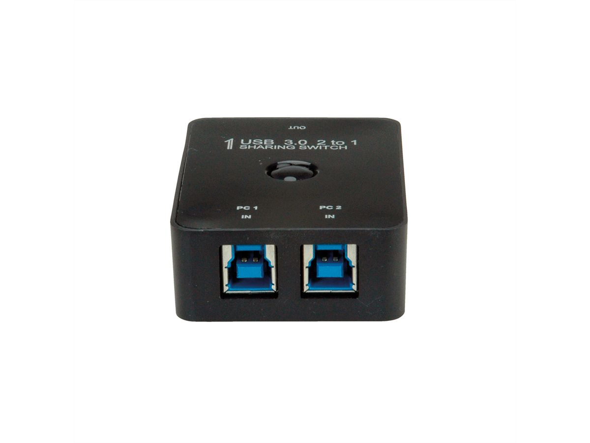VALUE Manueller USB 3.2 Gen 1 Switch, 2 Ports
