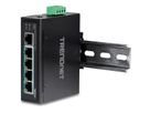 TRENDnet TI-PE50 DIN-Rail Switch 5-Port Industrial Fast Ethernet PoE+