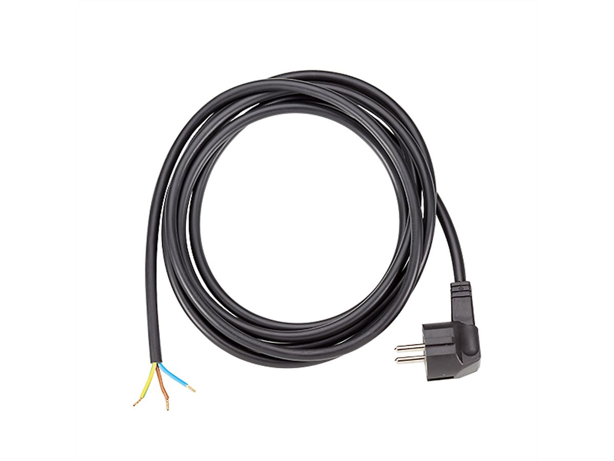 BACHMANN Zuleitung H05VV-F 3G1,5 3m, schwarz, einzeln verpackt