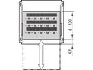 SCHROFF Gestellfachboden ausziehbar - GESTELL AUSZ.FACH. 800B 500T