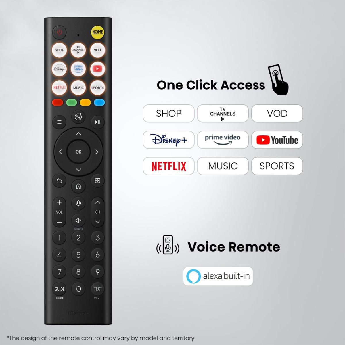 Hisense TV 50U7SE 50", Mini-LED 4K, 144Hz, 1300 Nits