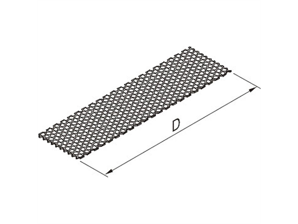SCHROFF Deckblech für Kassetten - KAS DECKBLECH MP 14TE 227T