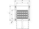 SCHROFF Fachboden ausziehbar (Universal eurorack) - FACHB.UNI.TELE.600B500T 7021