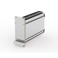 SCHROFF Kassetten PRO 3 HE-Bausätze, Frontplatte geschirmt (Textildichtung) - KAS S1 FS EMV 3HE 10TE 167T