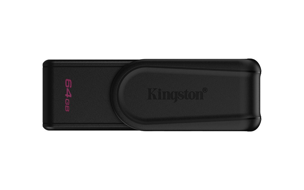 Kingston Technology DataTraveler 64GB Portable USB 3.2 Gen 1 Exodia S (Schwarz/Schwarz)