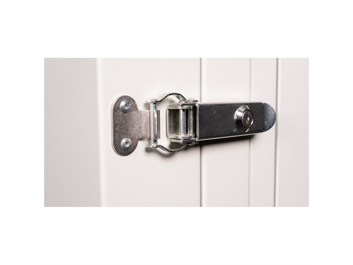 ROLINE 19-Zoll Wandgehäuse Pro 9 HE, 600x600 BxT zweiteilig schwenkbar grau