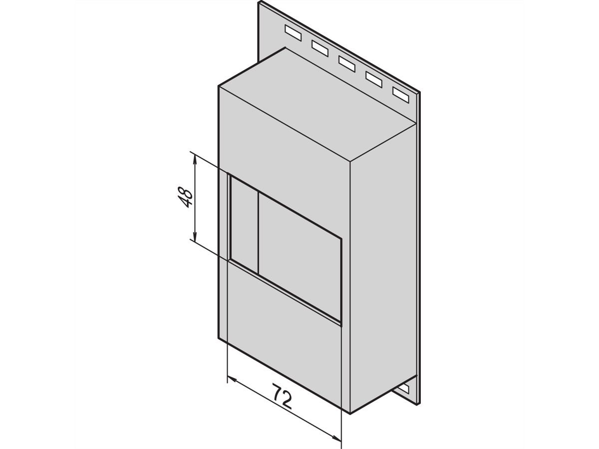 SCHROFF Kleinverteiler - KLEINVERTEILER F.4 SI-A.