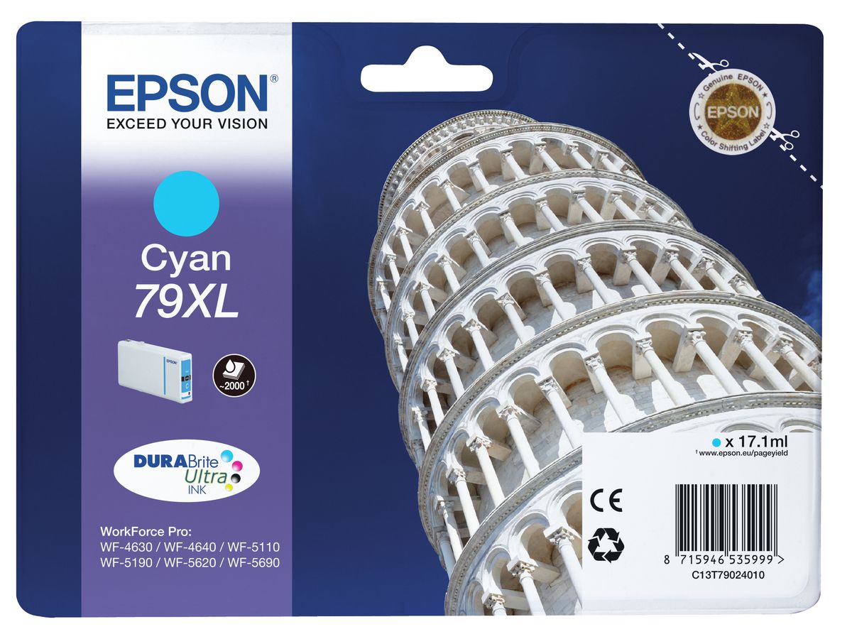 Epson Tintenpatrone 79XL Cyan