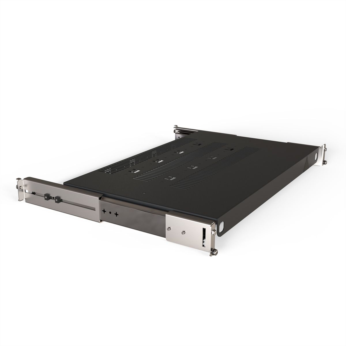 SCHROFF Gestellfachboden ausziehbar, verkürzt um 100 mm - GESTELL AUSZ.FACH. 800B 500T