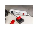 BACHMANN SMART Steckdosenleiste 4x Schutzkontakt, Schalter, weiß, 1,5 m
