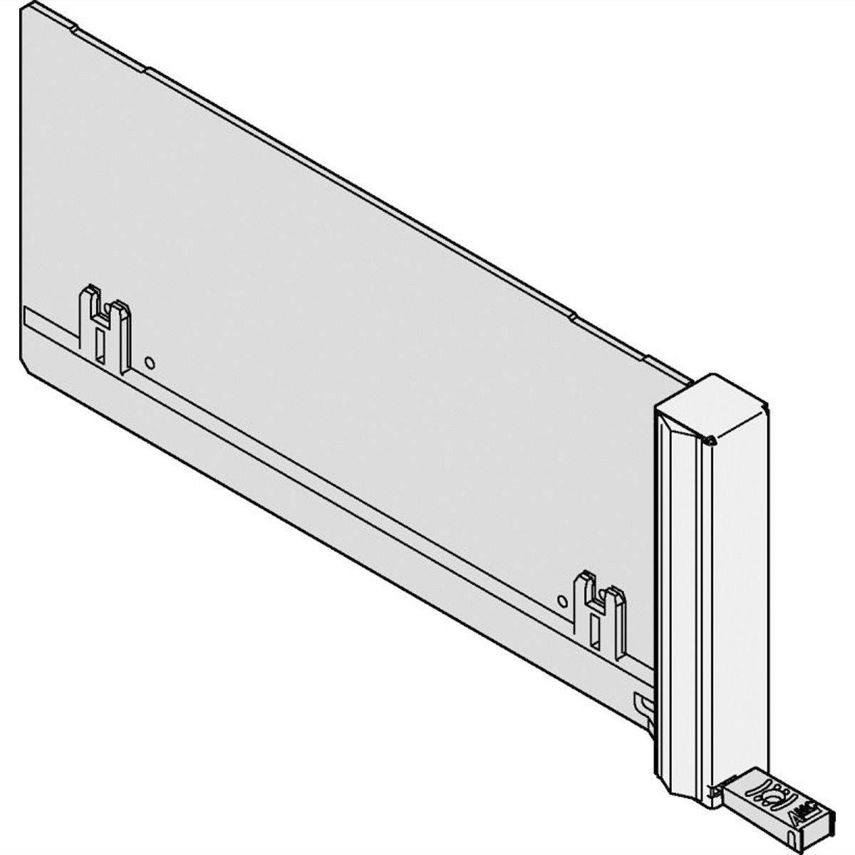 SCHROFF Filler-Modul ECO mit starrem Griff - AMC BLINDMODUL C D