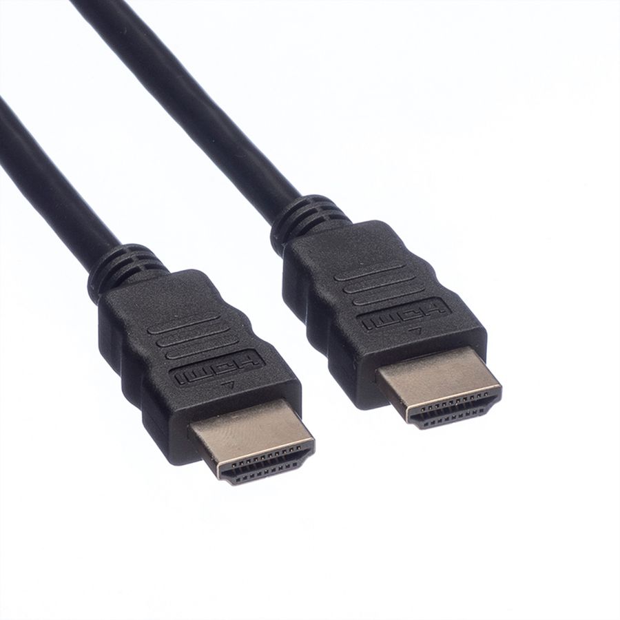 VALUE 4K HDMI Ultra HD Kabel mit Ethernet, ST/ST, schwarz, 1 m