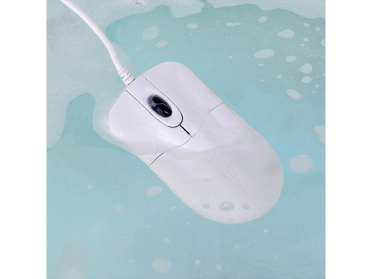 SEAL SHIELD Silver Storm Mouse USB white STWM042