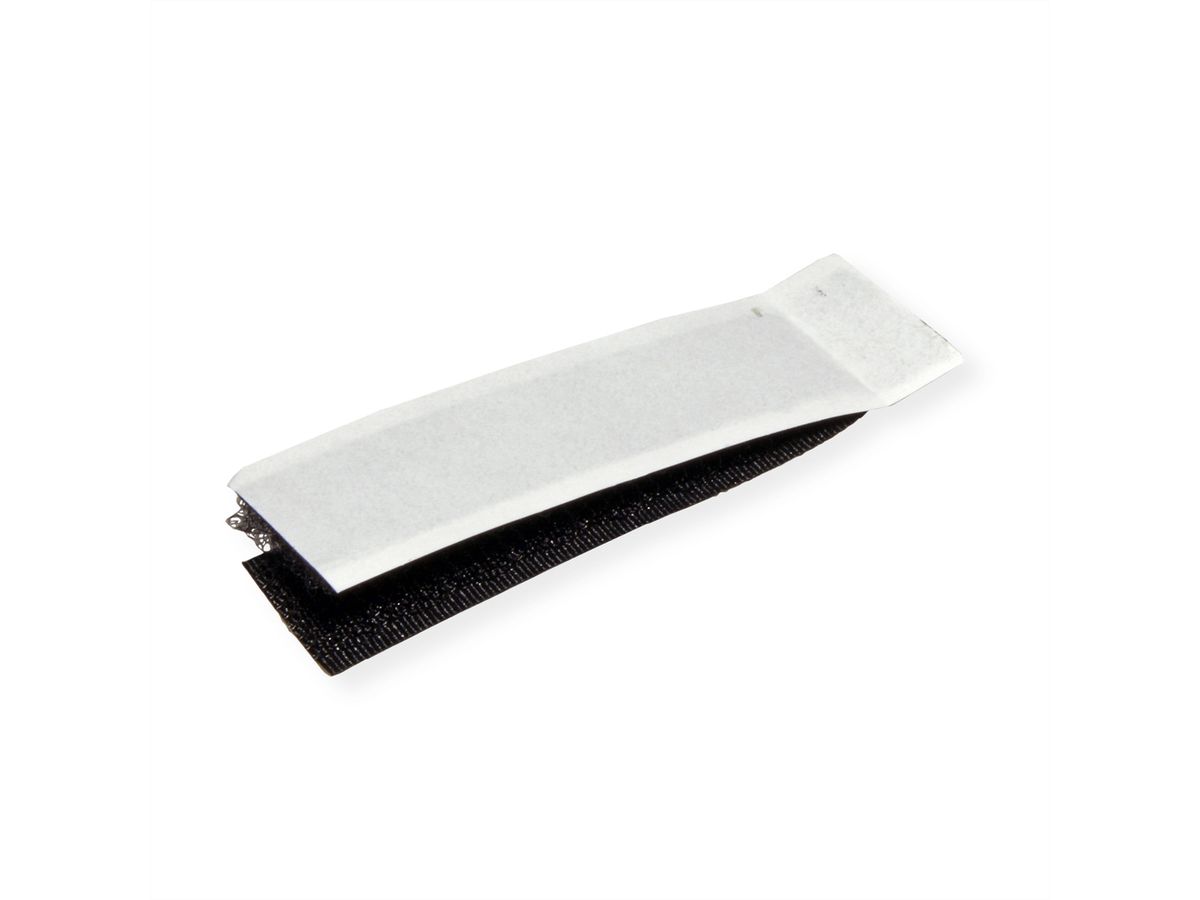 VELCRO® ONE-WRAP® Kabelflachverleger schwarz, einfach, 16 x 70 mm