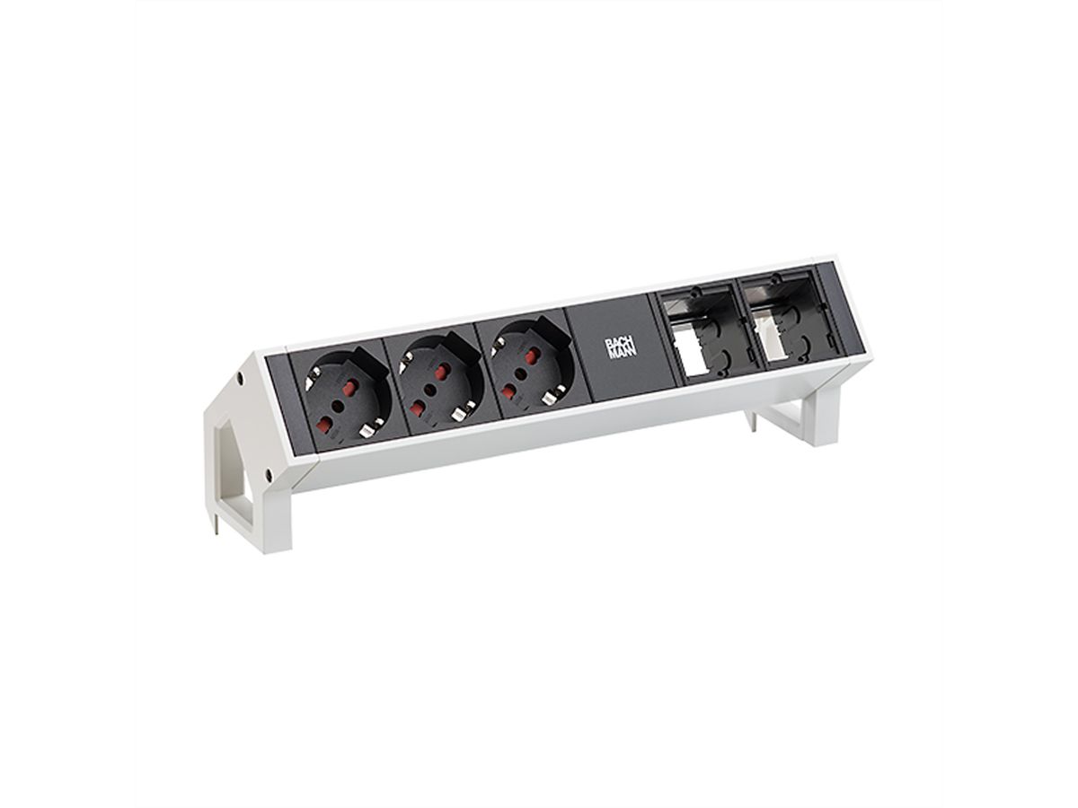 BACHMANN DESK2 3xP40 2xCM, 0,2m GST18 RAL9010, Italia