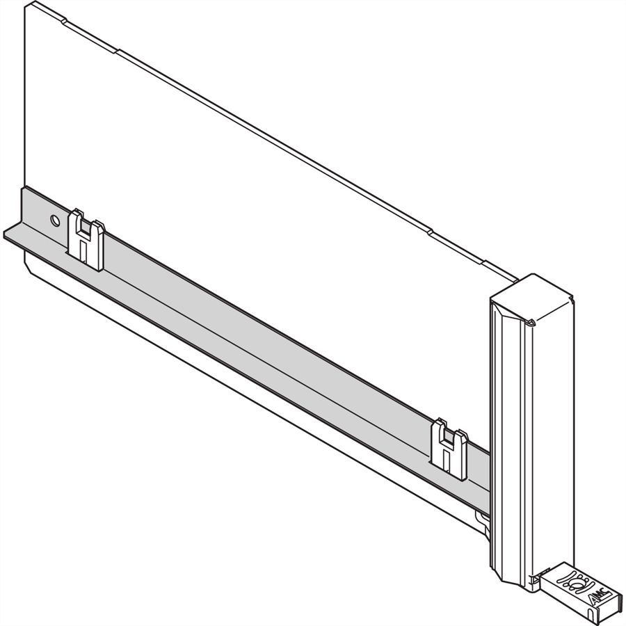 SCHROFF Luftleitblech für Filler-Module ECO mit starrem Griff - LUFTLEITBL.ECO FILLER C 10ST