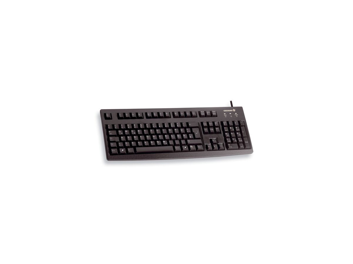 Cherry G83-6105 USB QWERTY UK Englisch Schwarz