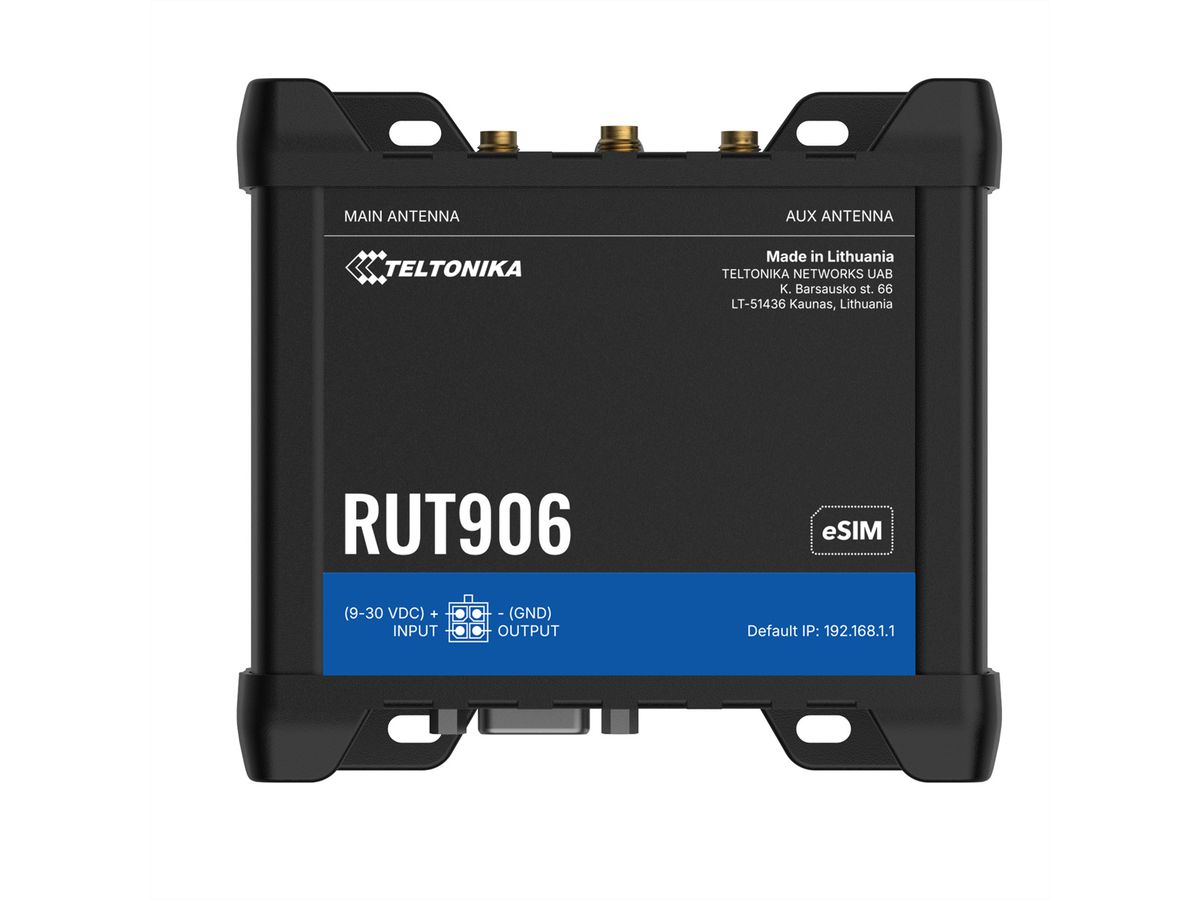 TELTONIKA RUT906 4G Router eSIM RS232/RS485