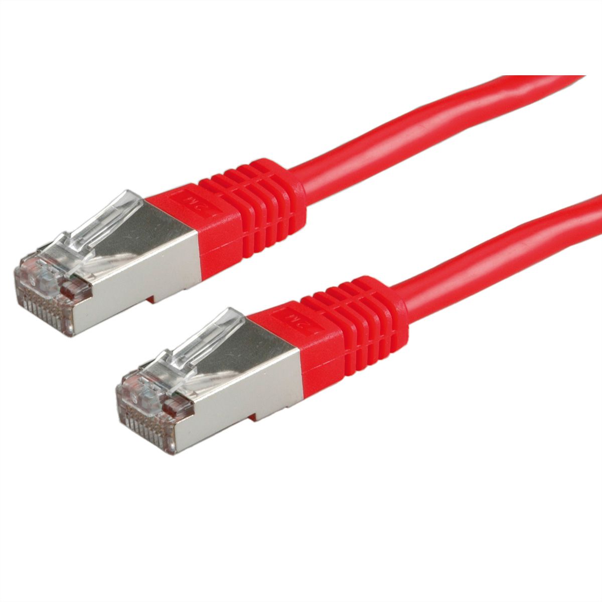 VALUE Patchkabel Cat.6 (Class E) S/FTP (PiMF), rot, 7 m