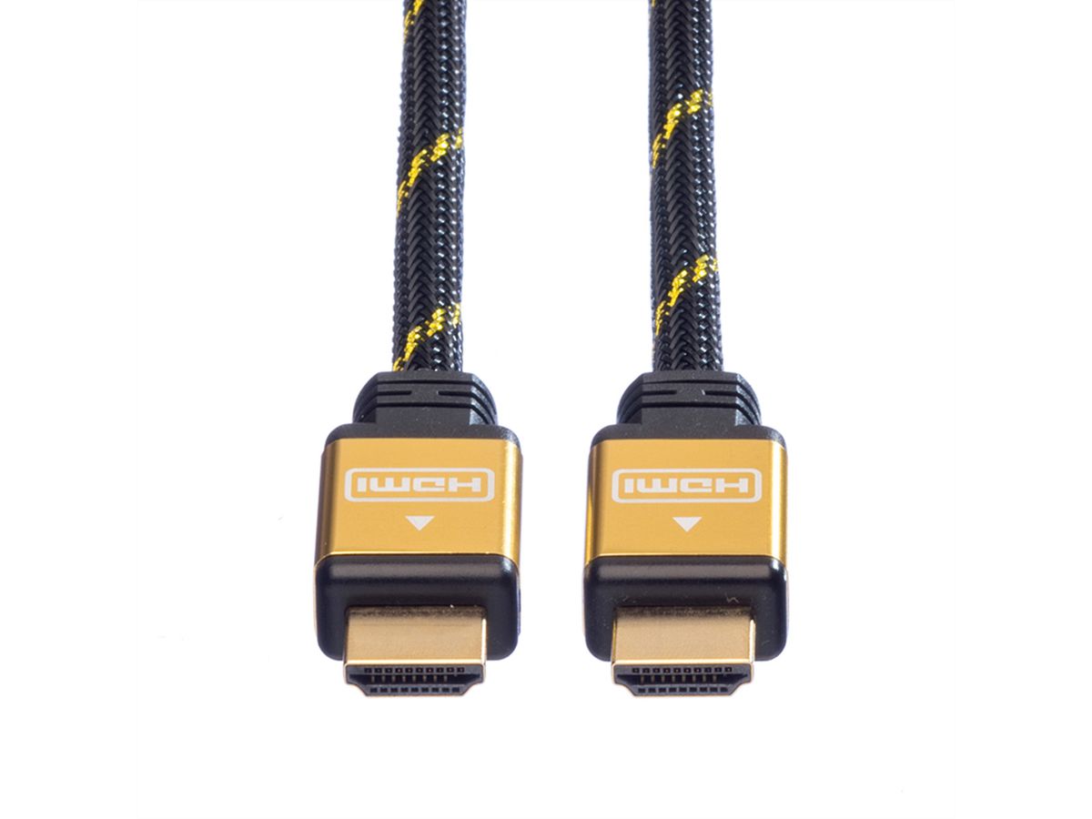 ROLINE GOLD HDMI High Speed Kabel mit Ethernet, 5 m