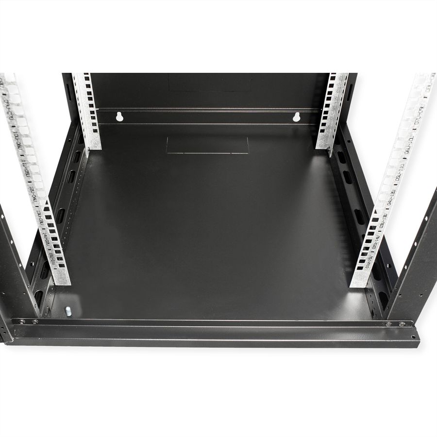 VALUE 19-Zoll Wandgehäuse 18HE, 600x600mm schwarz, Bausatz