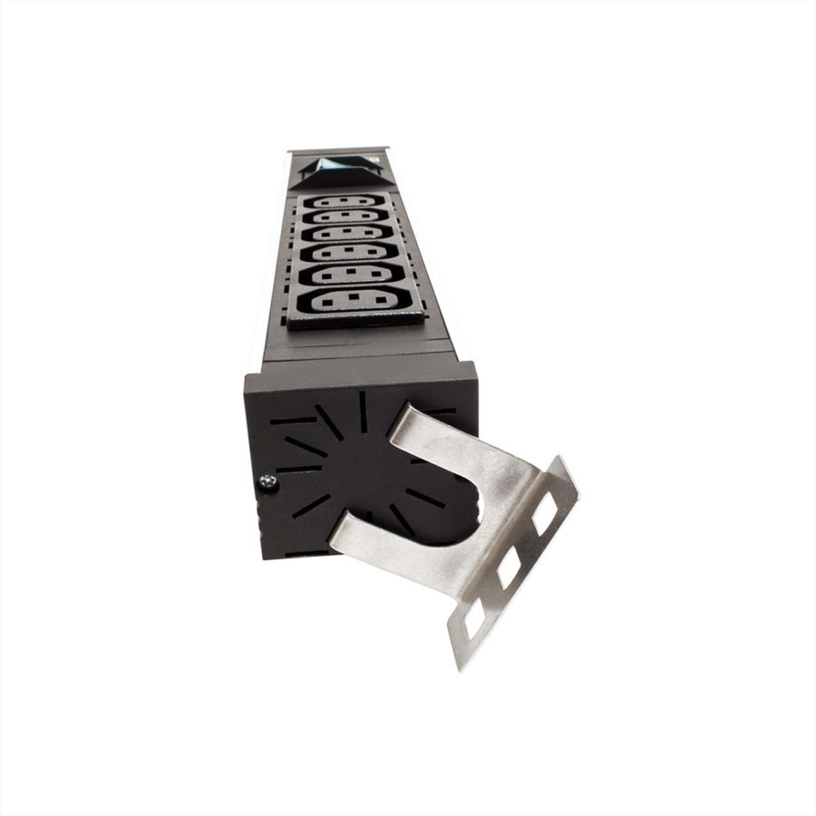 BACHMANN Kaltgerätesteckdosenleiste 6x C13 Buchse, C14 Stecker