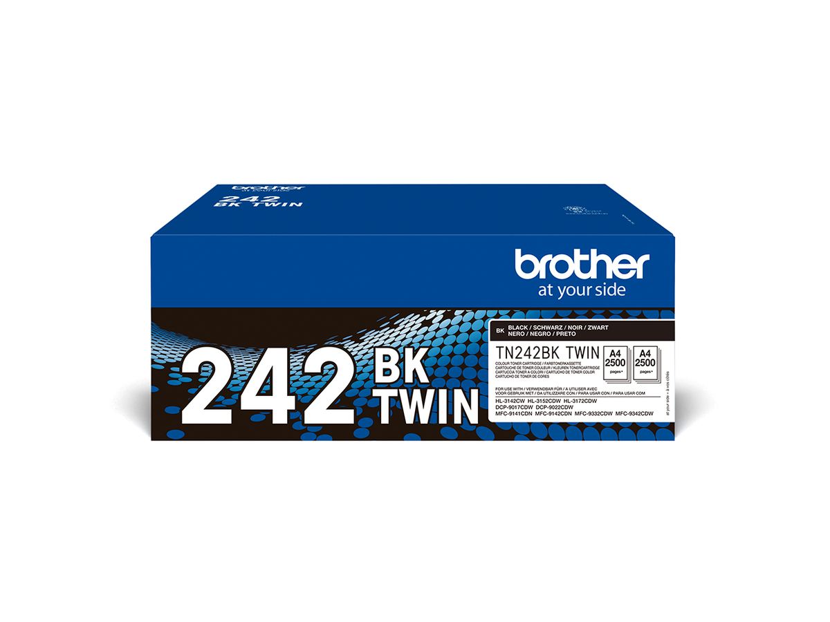 Brother TN-242BKTWIN Tonerkartusche 2 Stück(e) Original Schwarz