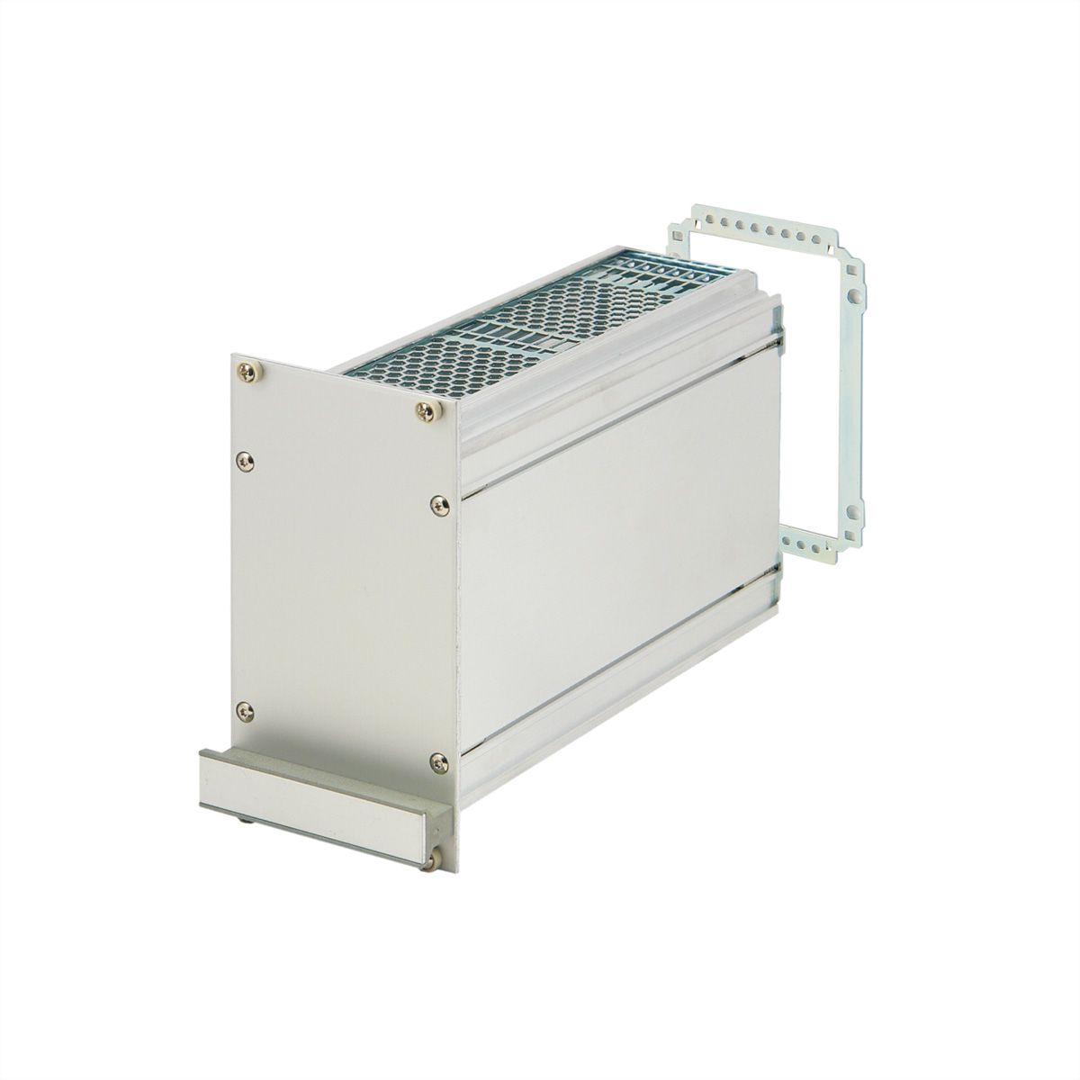 SCHROFF Kassetten PRO 3 HE-Bausätze, Frontplatte ungeschirmt - KAS S2 FS 3HE 8TE 227T