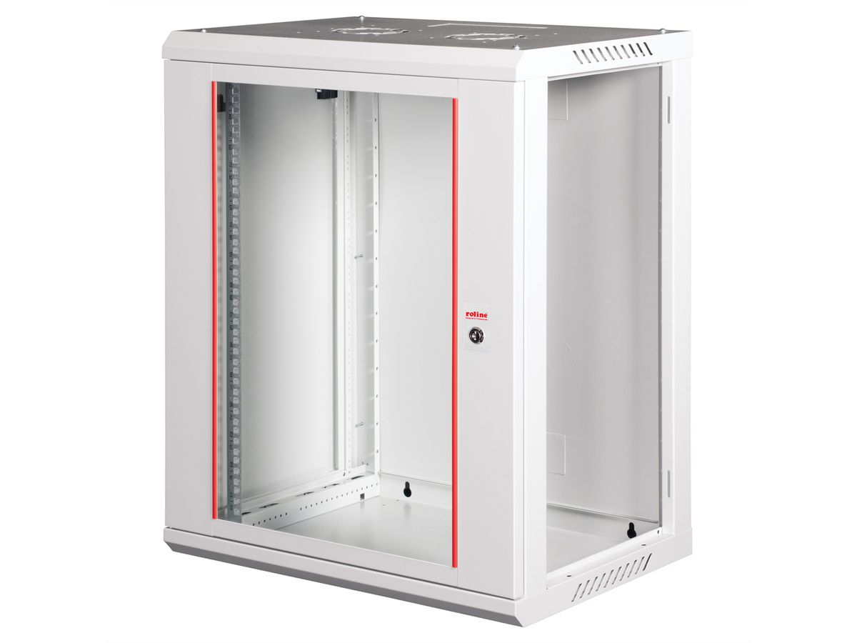 ROLINE 19-Zoll Wandgehäuse Basic Plus 15HE, 600x450 BxT grau