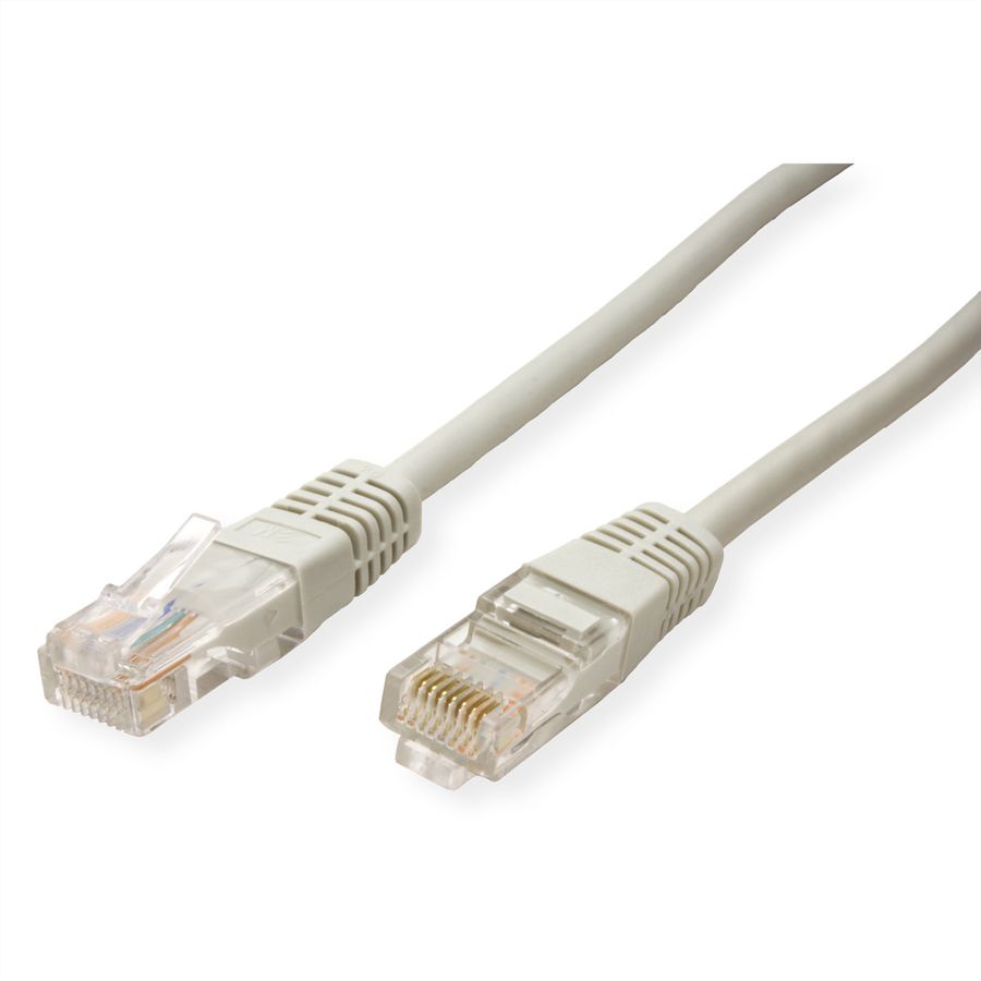 ROLINE Patchkabel Cat.5e (Class D) UTP, PoE, grau, 2 m