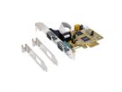 EXSYS EX-44062 2S Seriell RS232 PCIe Karte inkl. Low Profile Bügel PCI Express