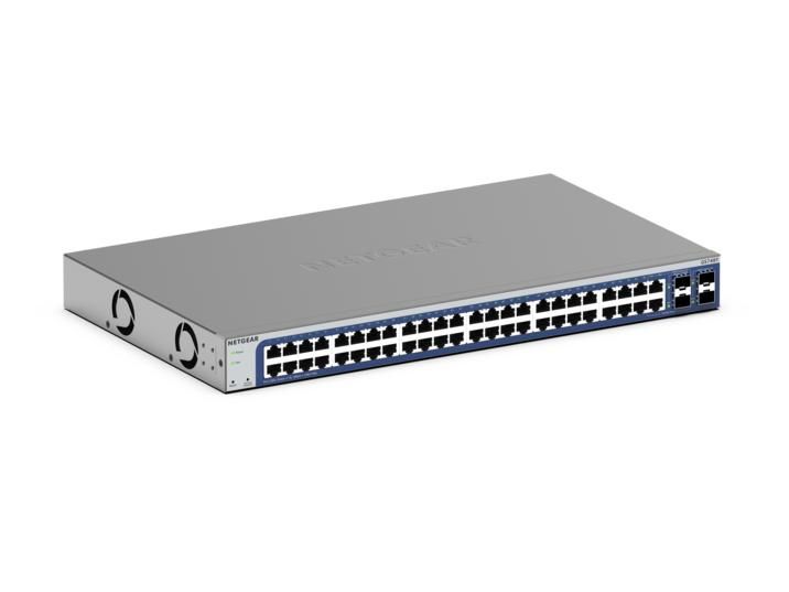 NETGEAR GS748Tv6 Managed L2/L3/L4 Gigabit Ethernet (10/100/1000) Schwarz, Grau