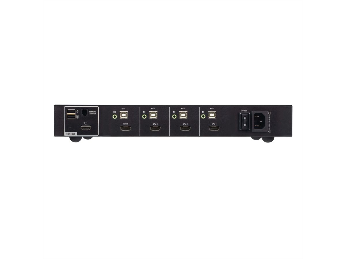 ATEN CS1184H4 4-Port 4K HDMI Secure KVM PSD PP V4.0 Compliant