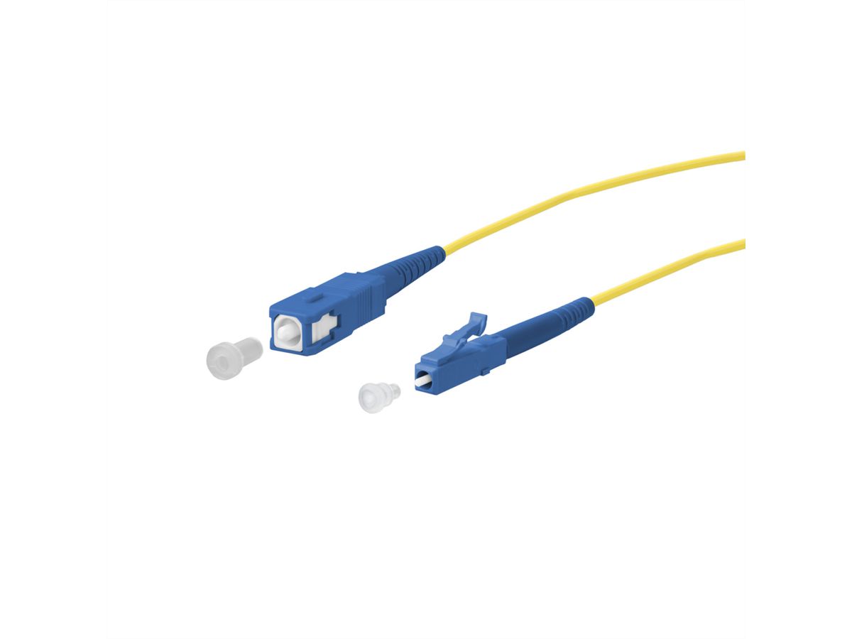 METZ CONNECT OpDAT Patchkabel, SC-S/LC-S OS2, 1 m