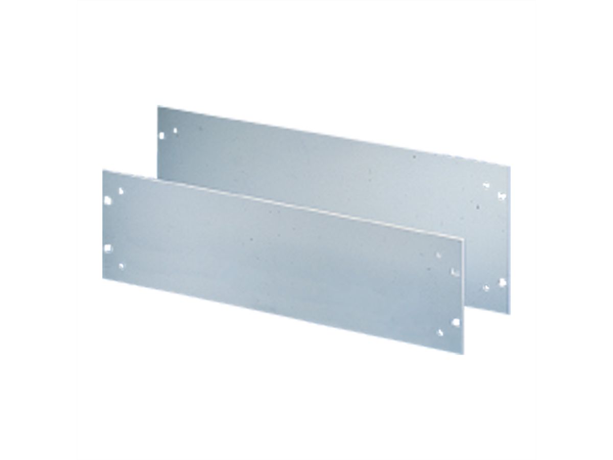 SCHROFF 19"-Frontplatten mit Grifflöcher - 19"-FRONTPLATTE 4HE ELOX.