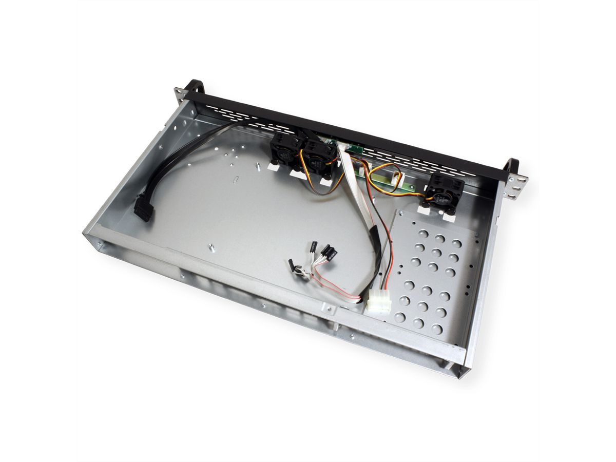 19" Servergehäuse, 1HE, schwarz
